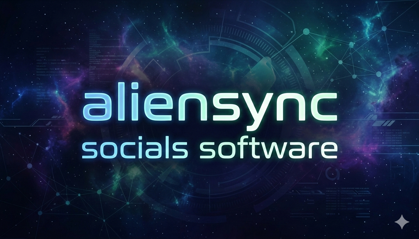 aliensync socials software