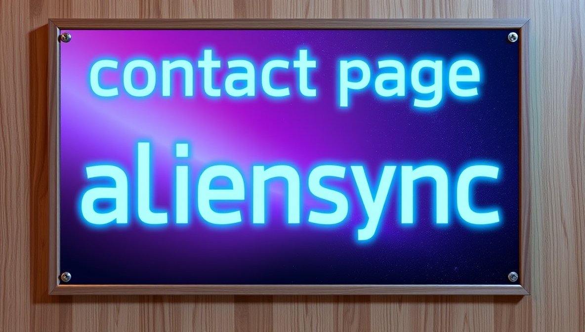 contact page aliensync