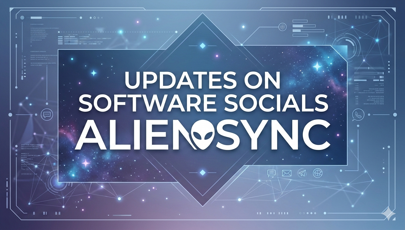 updates on software socials aliensync