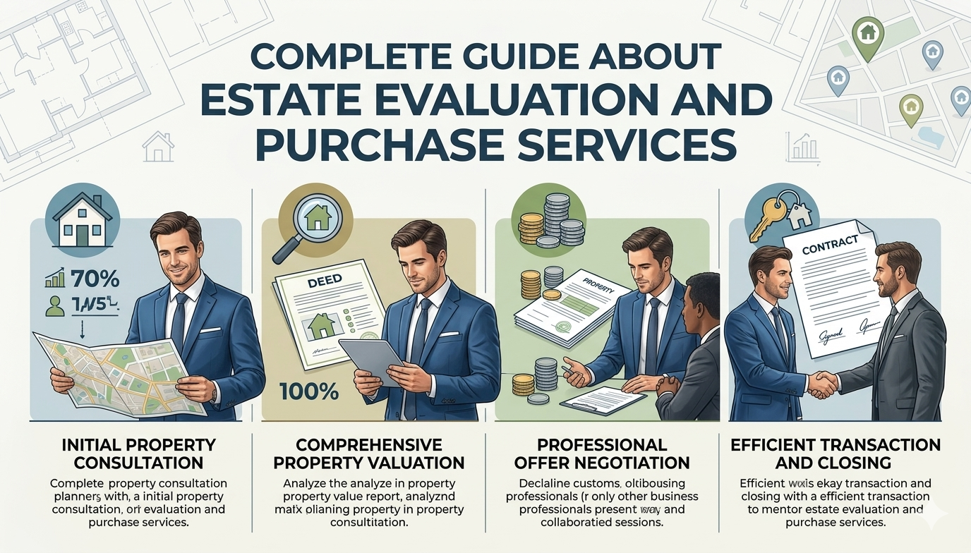 Complete Guide About Estate Evaluation and Purchase Services