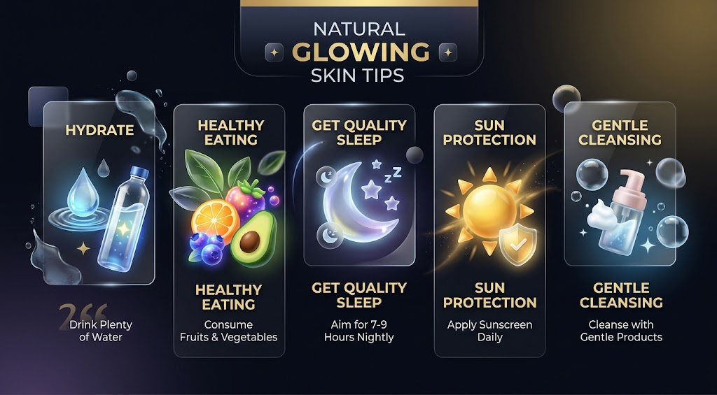 Natural Glowing Skin Tips