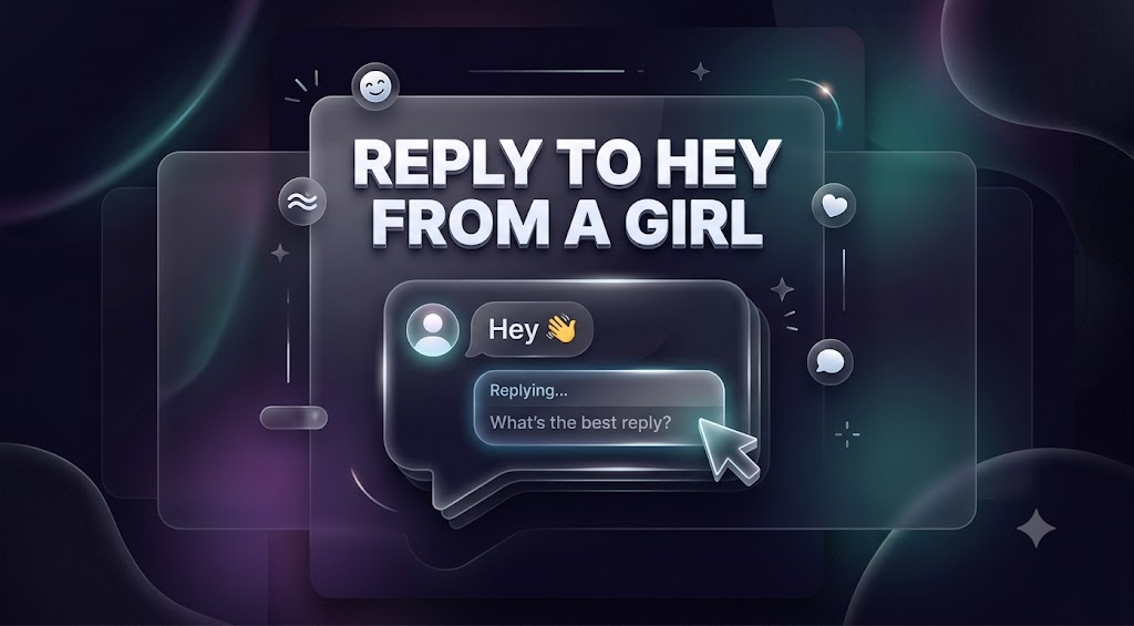 Reply To Hey From A Girl